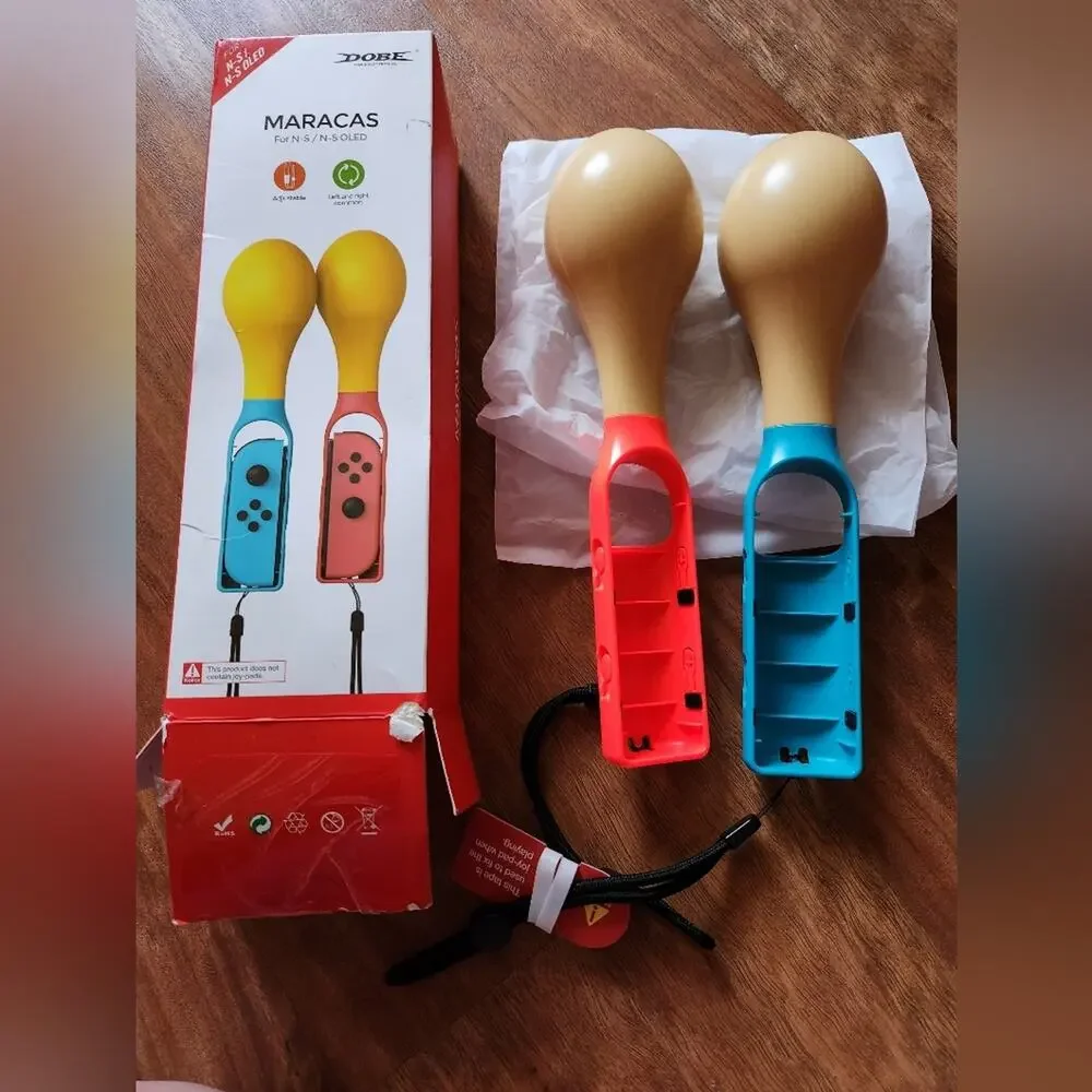 DOBE Joy-Con Maracas for Nintendo Switch Complete in Box